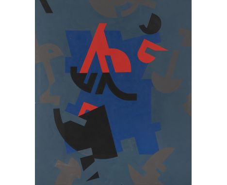 Kuhnert, HorstSchweidnitz/Schlesien, geboren 1939137 x 117 cm, R."Zeichen und Markierungen", 1989. Öl auf Holz. In Öl rücksei