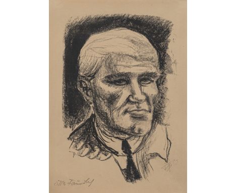 Dix, OttoGera, 1891 - Singen, 1969Blattgröße: 46,5 x 33 cm; 39 x 26,5 cm, R."Otto Freundlich", 1923. Lithografie auf Bütten. 