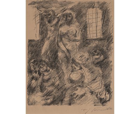 Corinth, LovisTapiau, 1858 - Zandvoort, 192531 x 25,5 cm, R.Ohne Titel, ca. 1919. Lithografie auf Papier. In Bleistift unten 