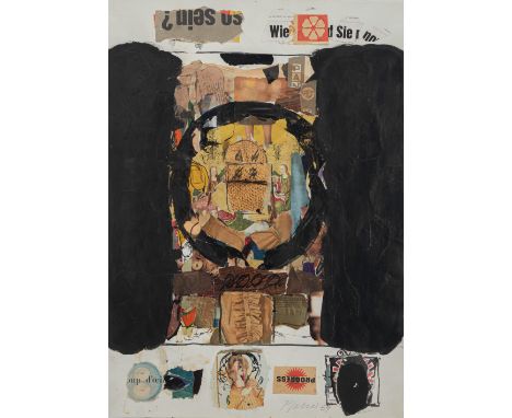 Pfahler, Georg KarlEmetzheim/Bayern, 1926 - 200261 x 43 cm, R.Ohne Titel, 1959. Mischtechnik auf Papier. In Bleistift unten r