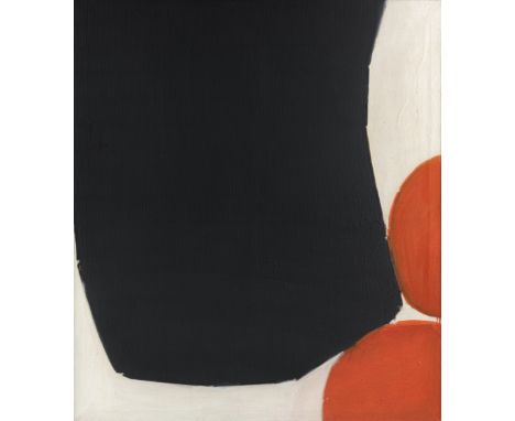 Pfahler, Georg KarlEmetzheim/Bayern, 1926 - 2002150 x 130 cm, R."Formativ Nr. 44 / 1961", 1961 Mischtechnik auf Leinwand. In 