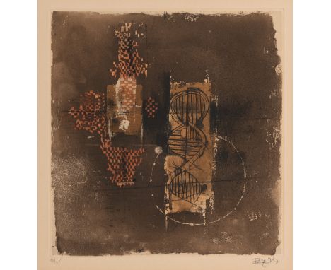 Friedlaender, JohnnyPless, 1912 - Paris, 1992Kassettenformat: 50,5 x 44 x 2,5 cm"Die Kunst des Radierens", 1975. Portfolio mi