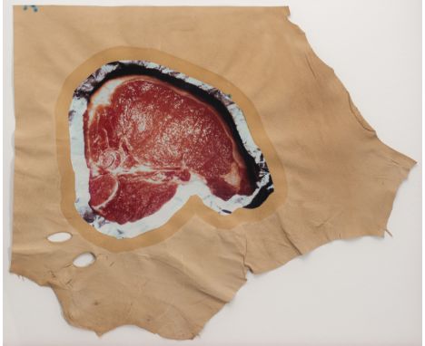 Belcher, Alan,Toronto, 195758 x 70 cm, R.Ohne Titel, 1990. Cibachrome auf Schweinsleder. Eines von 24 unikaten Exemplaren. Ed