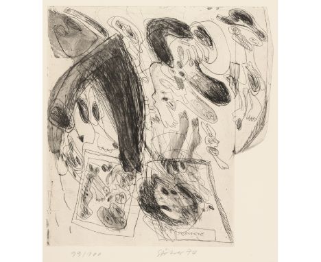 Stöhrer, WalterStuttgart, 1935 - Scholderup bei Schleswig, 2000Blattgröße: 66 x 54 cm; 45 x 43,5 cm, o. R.Ohne Titel, 1970. R