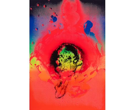 Piene, OttoLaasphe, 1928 - Berlin, 201499 x 69 cm, o. R."Nach dem Regenbogen", 1972. Farbserigraphie auf Karton. In Bleistift