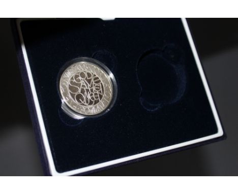 A ROYAL MINT 2003 ROYAL CELEBRATION SILVER PROOF £5 COIN, with COA/Booklet, in original presentation case and original card s