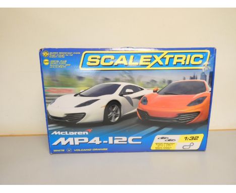 Scalextric. Boxed 1:32 scale McLaren MP4-12C racing set C1284.&nbsp; 