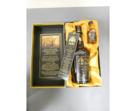 The Lord Balliol 20 years old single cask, single malt scotch whisky, Distilled in 1984, Sherry cask, Cask number 1, Number 2