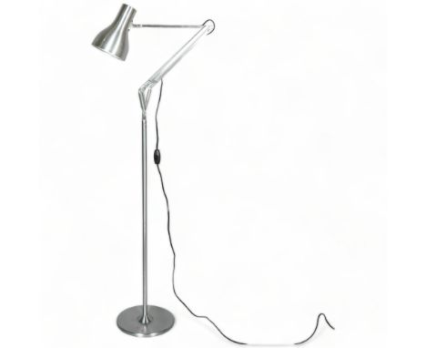 Sir KENNETH GRANGE, a Type 75 Anglepoise floor lamp, in brushed aluminium, extended height 175cmGood vintage condition, some 