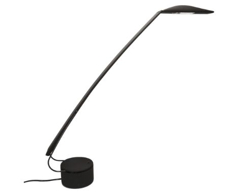 MARIO BARBAGLIA and MARCO COLOMBO for PAF Studio, Italy, a dove desk lamp, with circular revolving base and cantilever arm, m