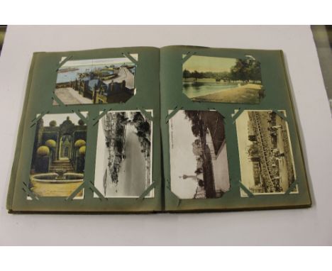A British post card album to include Suffolk and Norfolk, approximately 150 postcards