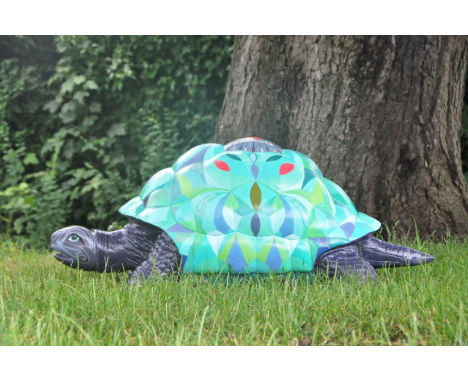 The design for Armour d'Amour - What The Tortoise taught us considers the Tortoises' emergence from hibernation; not longing 