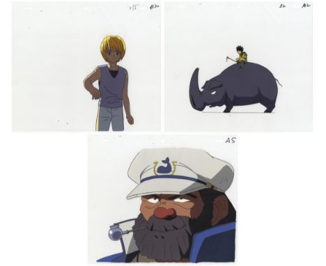 Set of 3: Character: Kurapika / Gon / Captain Series: Hunter x Hunter Production Studio: Nippon Animation Date: 1999-2001 Con