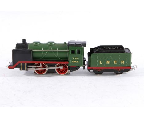 Märklin B-Schlepptenderlok R 700 LNER, Spur H0, grün/schwarz, Alterungsspuren, Z 4