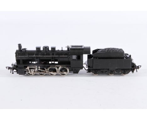 Fleischmann D-Schlepptenderlok, Spur H0, schwarz, Alterungsspuren, Z 3