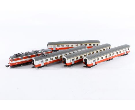 Lima Zug, Spur H0, mit E-Lok und 4 Wagen, Alterungsspuren, Z 3