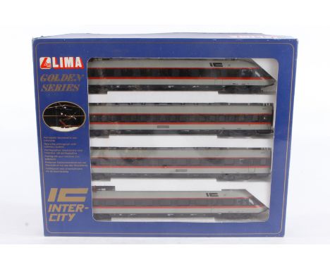 Lima IC-Triebwagen 149742G, Spur H0, 4-teilig, grau/schwarz/rot, Alterungsspuren, OK, Z 3