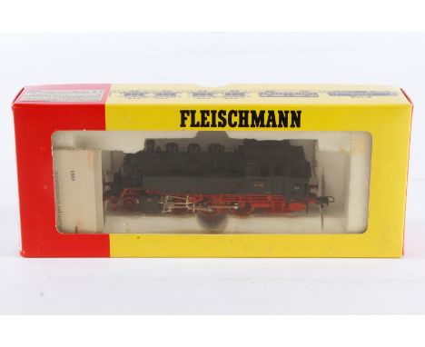 Fleischmann 1-C-1 Tenderlok ”64 268” 4063, Spur H0, schwarz, Alterungsspuren, OK, Z 2