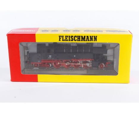 Fleischmann 1-D-2 Tenderlok ”65 018” 4065, Spur H0, schwarz, Alterungsspuren, OK, Z 3