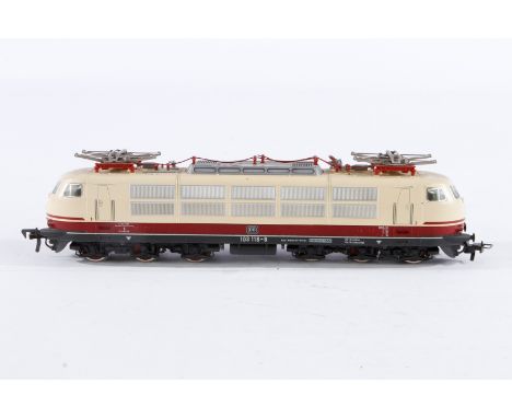 Fleischmann E-Lok ”103 118-6”, Spur H0, creme/rot, Alterungsspuren, Z 3
