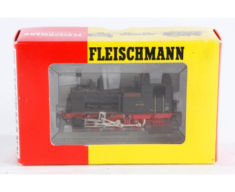 Fleischmann C-Tenderlok ”89 7462” 4010, Spur H0, schwarz, Alterungsspuren, OK, Z 2