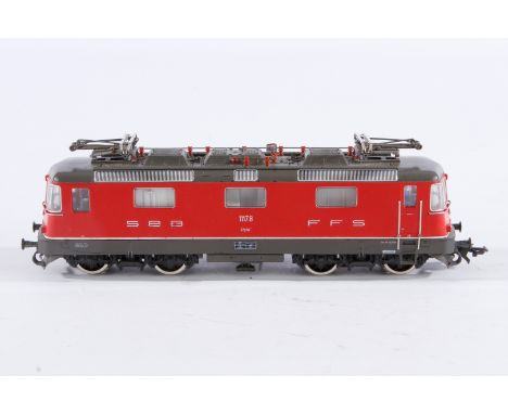 Fleischmann E-Lok ”11178”, Spur H0, rot, Alterungsspuren, Z 3