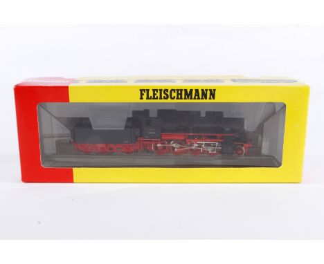 Fleischmann 1-D Schlepptenderlok ”56 2048” 4156, Spur H0, schwarz, Alterungsspuren, OK, Z 3