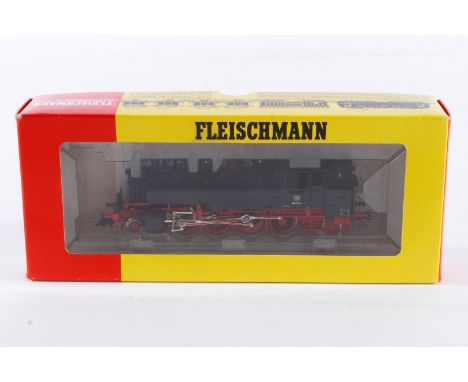Fleischmann 1-D-1 Tenderlok ”86 534” 964086, Spur H0, schwarz, Alterungsspuren, OK, Z 2