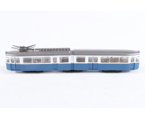 Lima Straßenbahn, Spur H0, blau/weiß, Alterungsspuren, Z 3