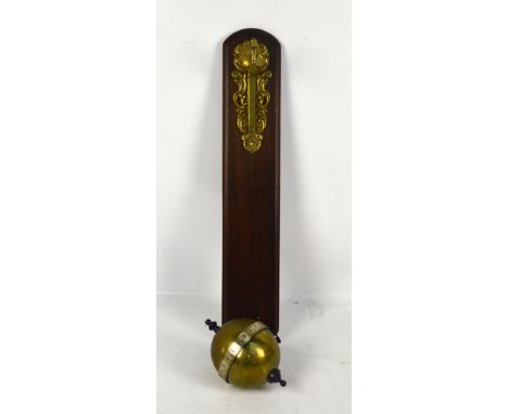 A modern reproduction Thwaites & Reed limited edition gravity ball clock numbered 432, with ornate scrolling back plate and w