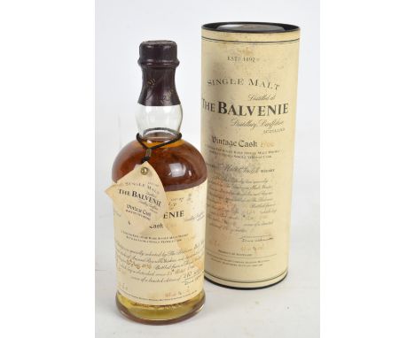 A boxed Balvenie single malt "Vintage Cast 1966", level to top of shoulder. CONDITION REPORT: Some marking to the box.