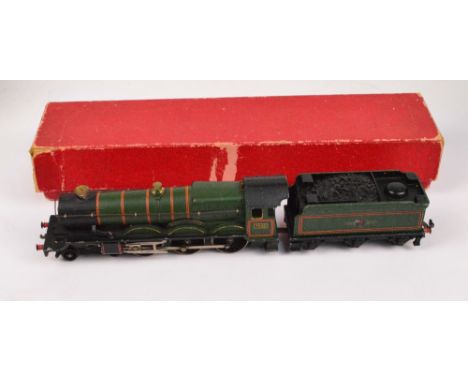 Three boxed Hornby Dublo tank goods train part sets, a Hornby "Flying Scotsman" Class A3, and "LNER Class D49/1 Loco Cheshire