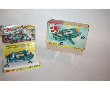 DINKY TOY - JOE 90 Model Number 102, Joe's Car from Joe 90. With a card box and internal pictorial stand.