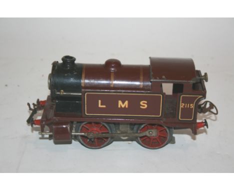 HORNBY 0 GAUGE LOCOMOTIVE No 1 LTS1/20 Three Rail Electric Tank Engine, LMS No 2115 1932-34.