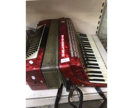 GALOTTA PIANO ACCORDION F1CONDITION: CRACKS ON CASE AS PICTURED, TEARS AND WEAR TO STRAP AS PICTURED. P+P TO UK £30 + VAT