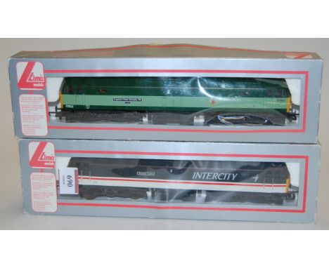 A boxed Lima 00 gauge model of an InterCity diesel locomotive together with one other similar boxed example (2)