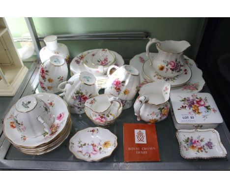 a royal crown derby tea service