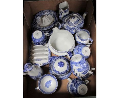 An extensive collection of Spode blue and white china, all in very good condition