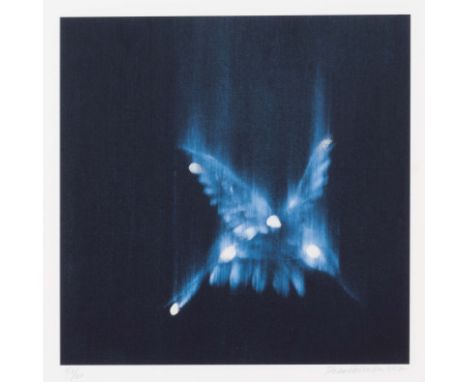 ROSS BLECKNER (born 1949)Falling Birds, 2002  Impression numérique à jet d'encre peinte à la main. Signée, datée et numérotée