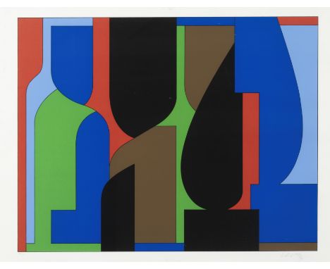 VICTOR  VASARELY (1906-1997)Amir, 1985  Sérigraphie en couleurs. Signée et numérotée 146/250Zeefdruk in kleur. Getekend en ge