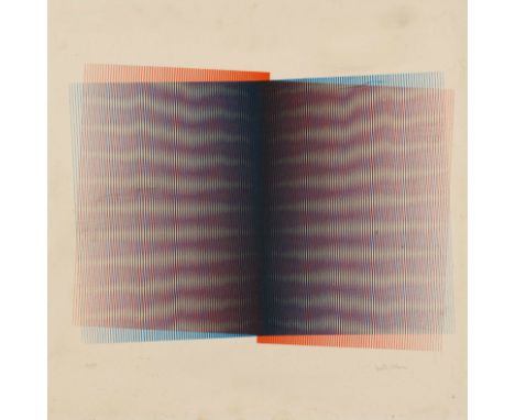 WALTER LEBLANC (1932-1986)Sans titre, 1973  Sérigraphie en couleurs. Signée et numérotée 44/75Zeefdruk in kleur. Getekend en 