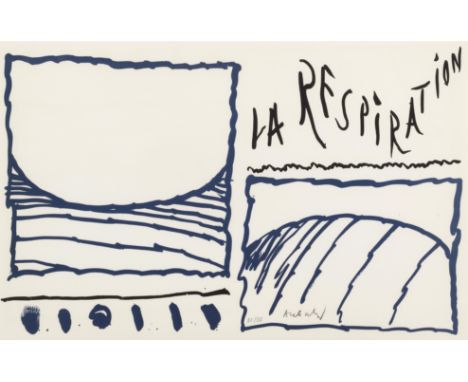 PIERRE ALECHINSKY (born 1927)Le rêve de l'Amonite, 1975. La respiration  Eau-forte en couleurs. Signée, titrée et numérotée 3