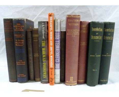 CAMINADA JEROME.&nbsp;&nbsp;Twenty-Five Years of Detective Life. 2 vols. Illus. Orig. green cloth gilt, internal browning &am
