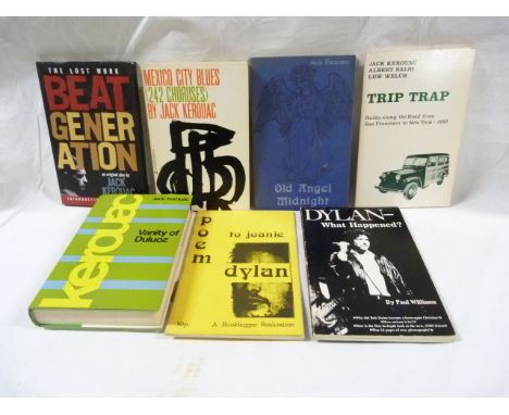 KEROUAC JACK.&nbsp;&nbsp;Vanity of Duluoz. Orig. green cloth in d.w. 1st UK ed., 1969; also 7 other items, Kerouac &amp; Bob 