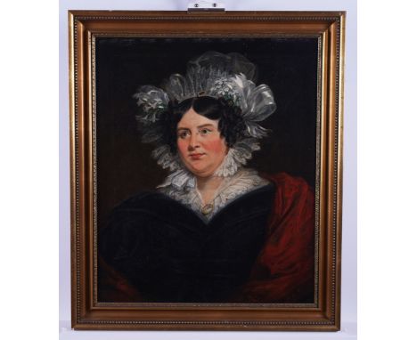 ATTRIBUTED TO SIR WILLIAM BEECHEY (BRITISH, 1753-1839)Portrait of a ladyoil on canvas76.5 X 63.5cmProperty sold to benefit a 