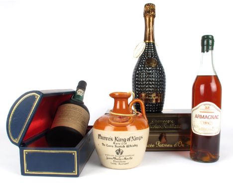 Champagne, Armagnac, Whisky and Port. Nicolas Feuillatte 1996 vintage, Cuvee Palmes d'Or, Brut Champagne, Chouilly, 75cl, 12%
