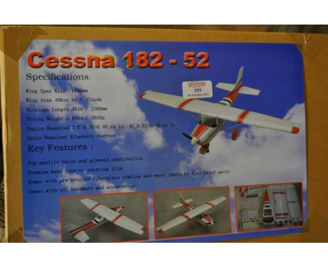 CESSNA 182-52 ARTF kit, 63" span 8cc engine.