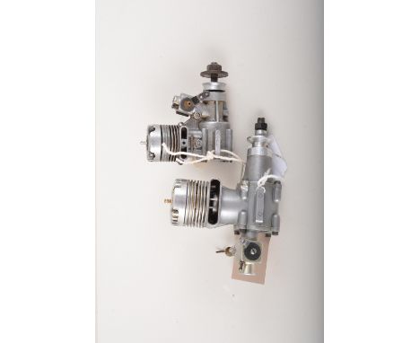 Two R/C glow engines, K & B TOPEDO 40 and SUPER TIGRE G20 15.