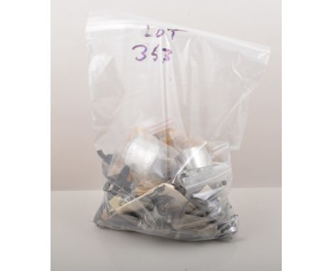 Plastic bag containing engine spares.
