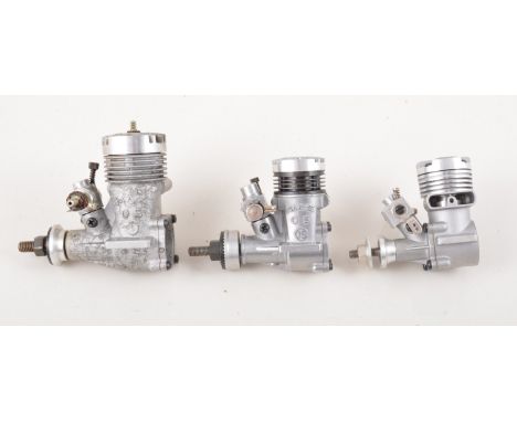Three R/C glow engines OS MAX  20, OS MAX 15 and ENYA  09 III, all new in box.